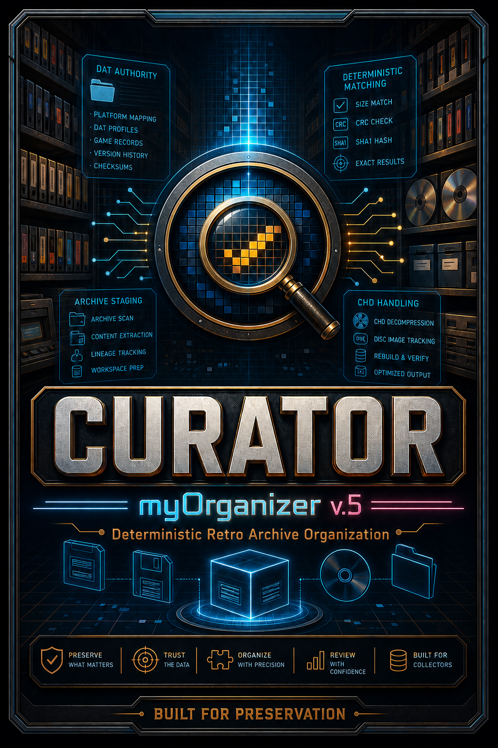 CURATOR promotional artwork